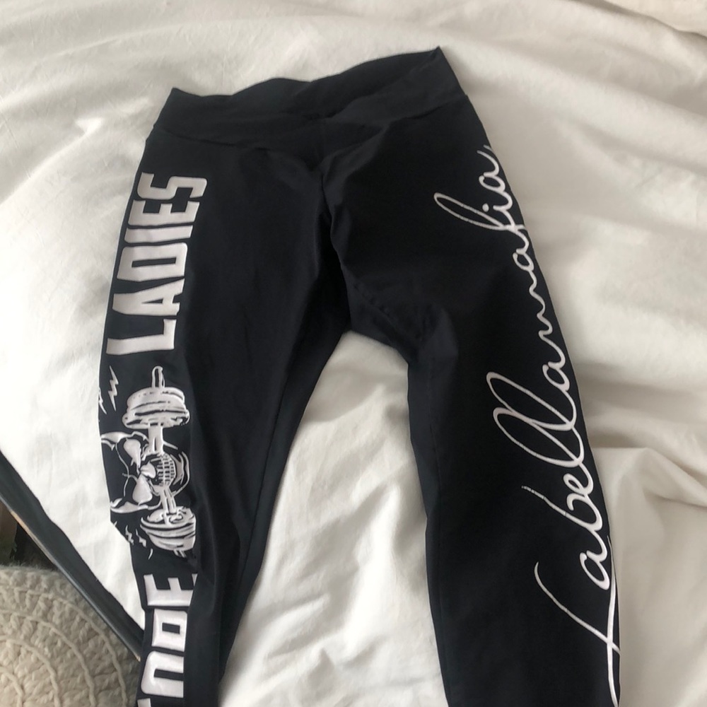 Labella Mafia fitness skull leggings
